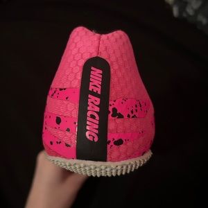 Pink blast track shoes